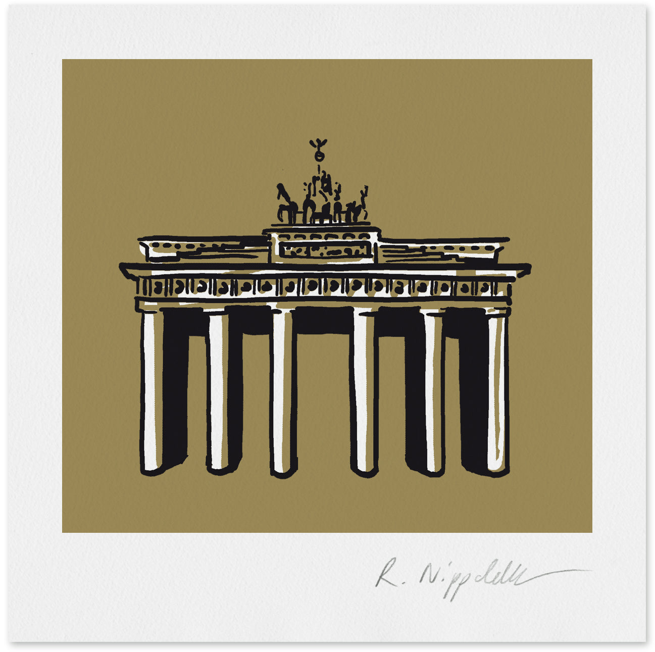 Brandenburger Tor Mini gold