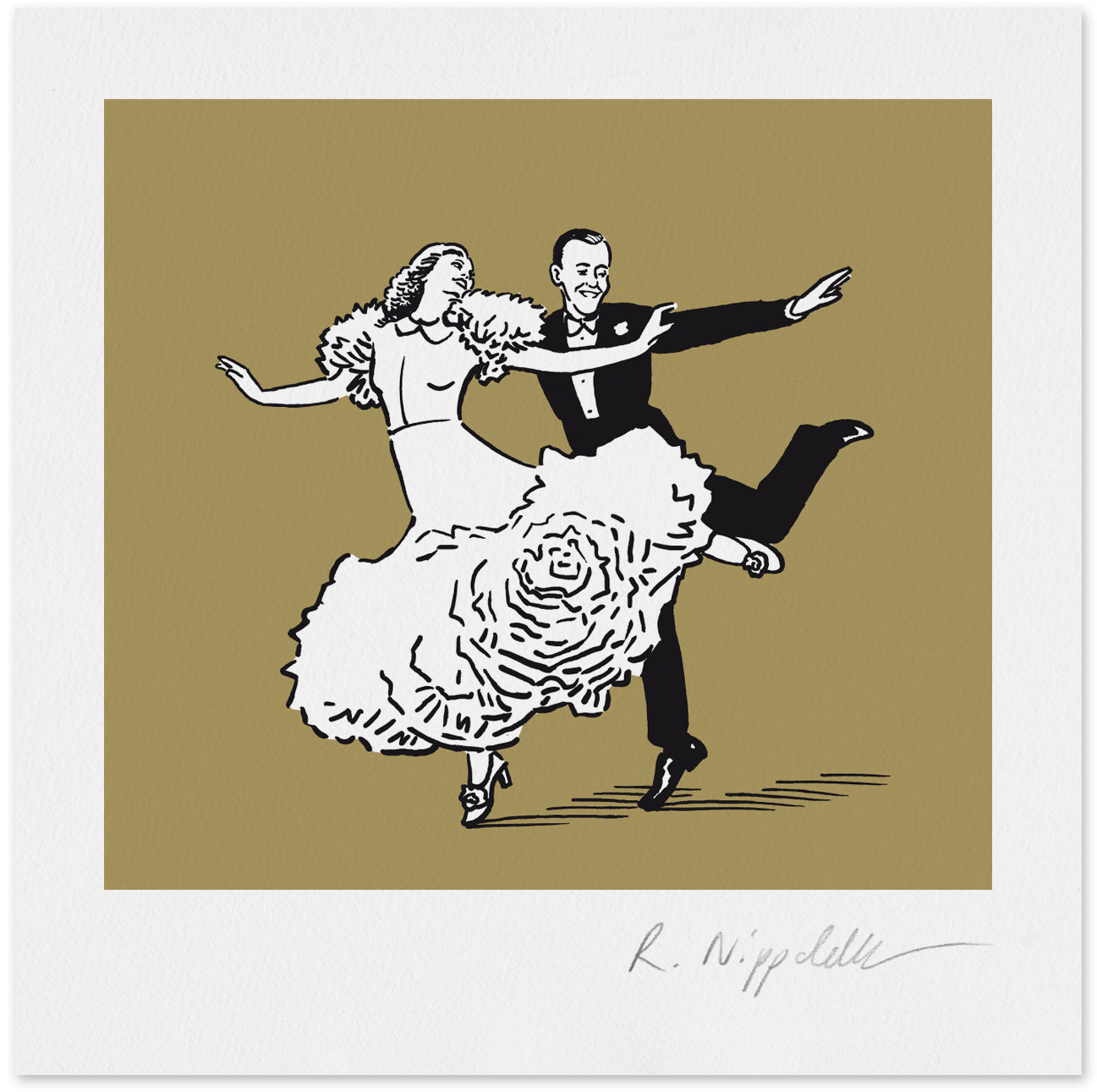 Ginger & Fred Mini gold