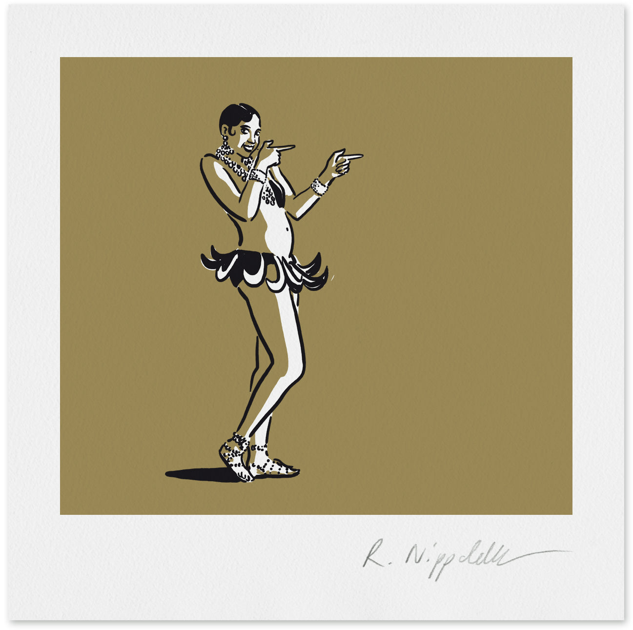 Josephine Baker Mini gold