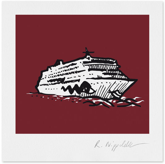 AIDA Mini bordeaux