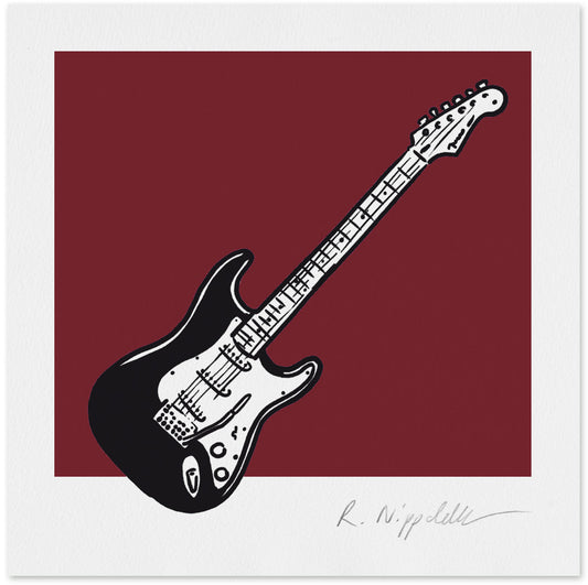 Strat Mini bordeaux