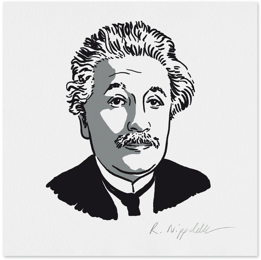 Albert Einstein Mini silver