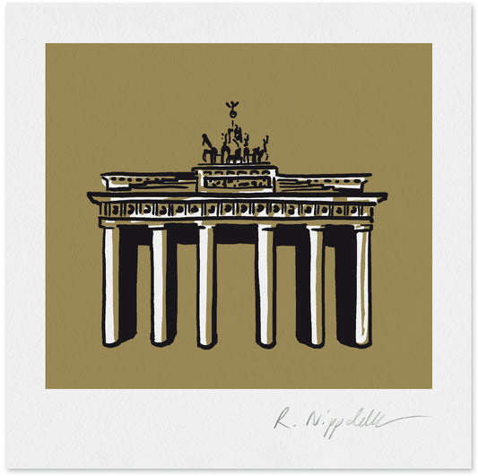 Brandenburg Gate Mini gold