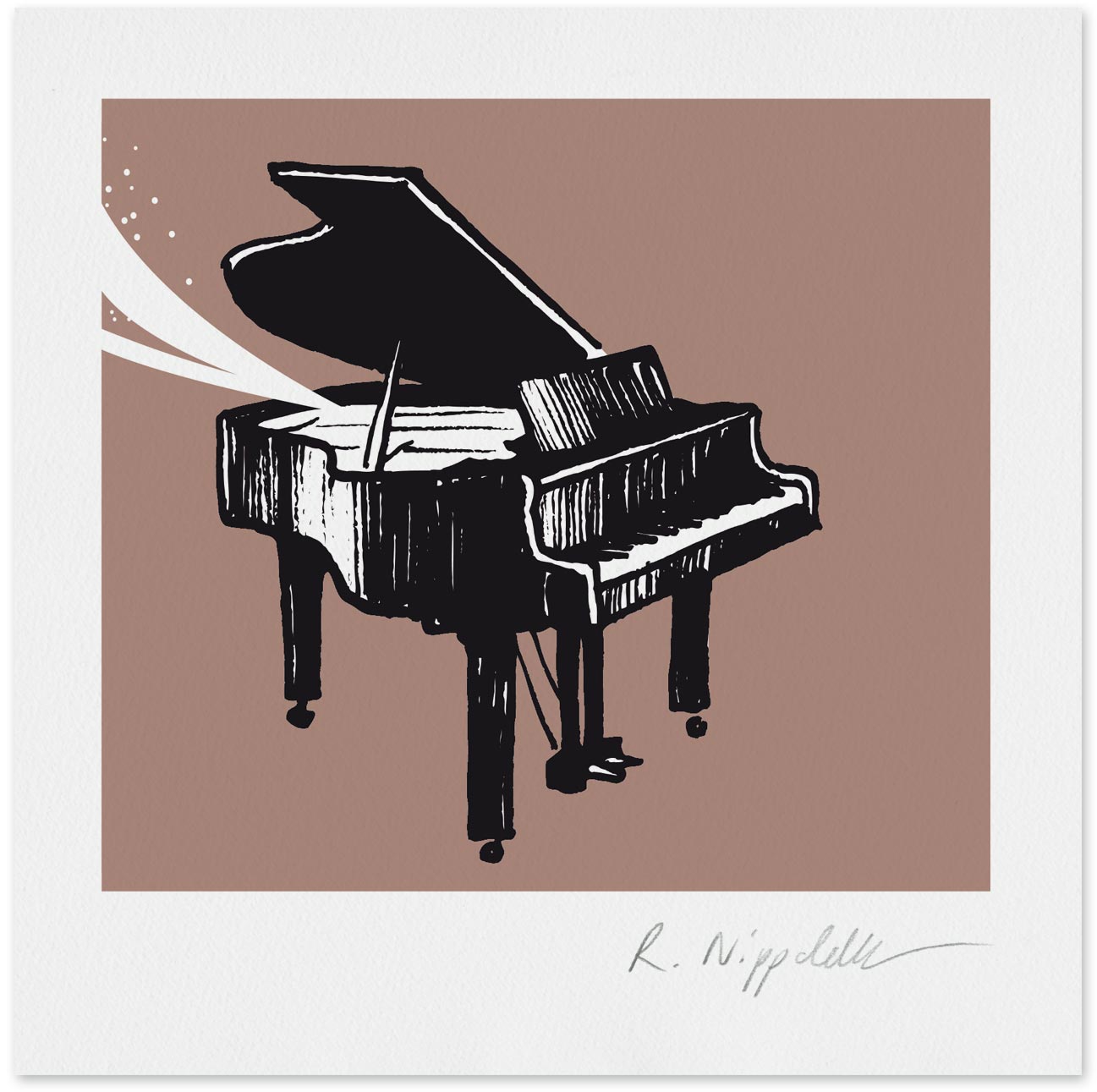 Piano Mini sepia